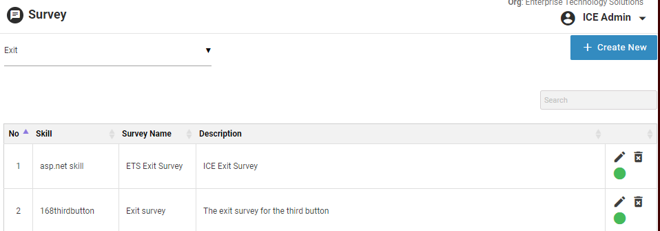 Exit Survey 1