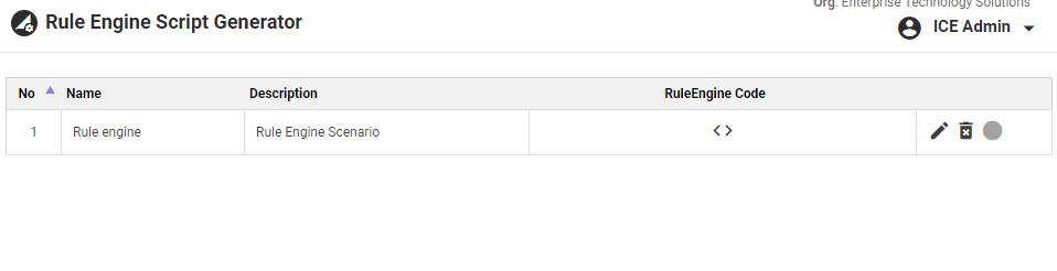 Edit rule engine script