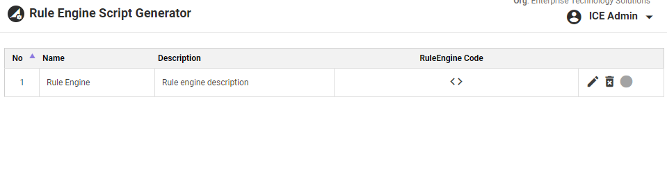 Create rule engine 1